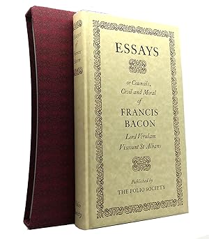 ESSAYS AND NEW ATLANTIS Folio Society