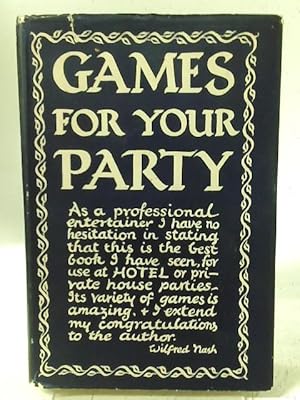 Seller image for Games For Your Party for sale by World of Rare Books