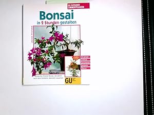 Imagen del vendedor de Bonsai in 2 Stunden gestalten : stilechte Zimmer-Bonsai, die gleich nach dem Gestalten dekorativ aussehen ; [mit genauer Anleitung zum Erkennen geeigneter Pflanzen]. Jochen Pfisterer. Fotos: Jrgen Stork. Zeichn.: Gyrgy Jankovics. [Red.: Peter Vlk] / GU-Ratgeber Zimmerpflanzen a la venta por Antiquariat Buchhandel Daniel Viertel