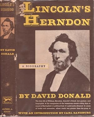 Lincoln's Herndon A Biography With an introduction by Carl Sandburg
