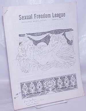 Bild des Verkufers fr Sexual Freedom League National Newsletter: March 1971 [Don Jackson's copy] zum Verkauf von Bolerium Books Inc.