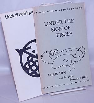 Image du vendeur pour Under the Sign of Pisces: Anas Nin and her Circle [2 issues] mis en vente par Bolerium Books Inc.