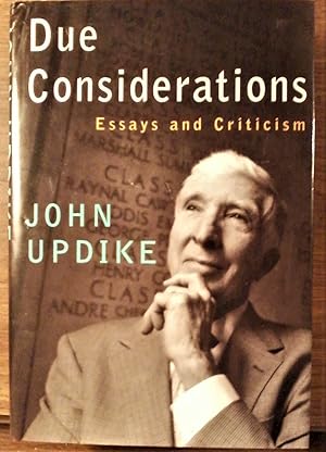 Due Considerations: Essays and Criticism