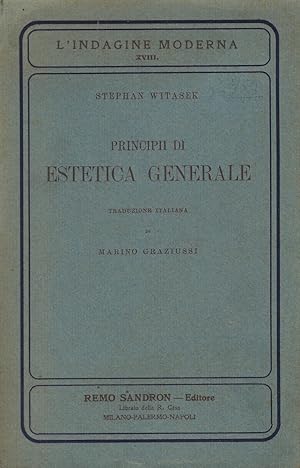 Imagen del vendedor de Principii di estetica generale a la venta por Romanord