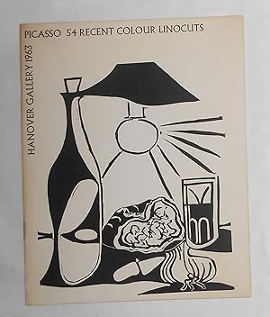 Seller image for Picasso - 54 Recent Colour Linocuts (Hanover Gallery, London 30 April - 31 May 1963) for sale by David Bunnett Books