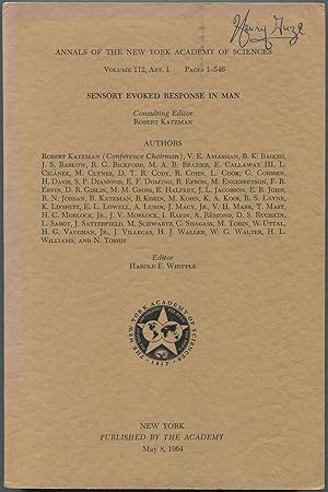 Image du vendeur pour Sensory Evoked Response in Man [in]: Annals of the New York Academy of Sciences mis en vente par Between the Covers-Rare Books, Inc. ABAA