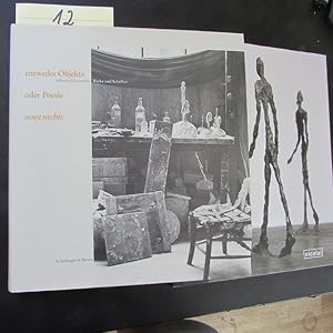 Bild des Verkufers fr Alberto Giacometti - Werke und Schriften (Entweder Objekte oder Poesie sonst nichts) zum Verkauf von Bookstore-Online