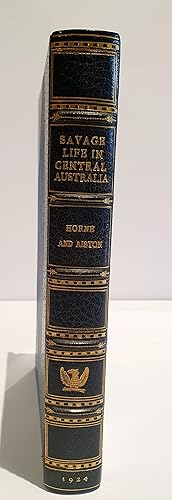 Bild des Verkufers fr Savage life in central Australia zum Verkauf von Peter Arnold Antiquarian Booksellers