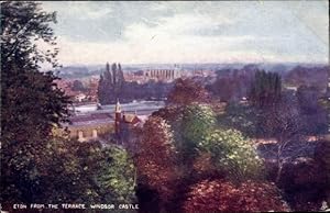 Immagine del venditore per Knstler Ansichtskarte / Postkarte Windsor Berkshire England, Eton College from the Terrace Windsor Castle - Tuck 6164 venduto da akpool GmbH