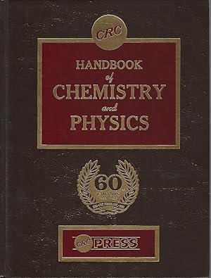 Bild des Verkufers fr CRC Handbook of Chemistry and Physics. A Ready-Reference Book of Chemical and Physical Data. 60th Edition 1979-1980. zum Verkauf von Lewitz Antiquariat