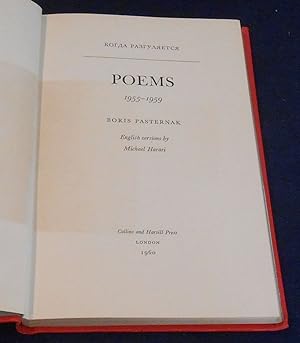 Poems 1955-1959 Boris Pasternak