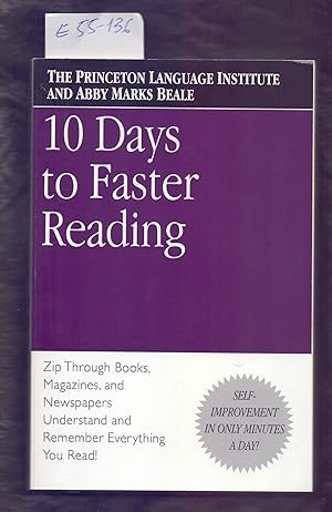 Seller image for 10 DAYS TO FASTRER READING for sale by Libreria 7 Soles