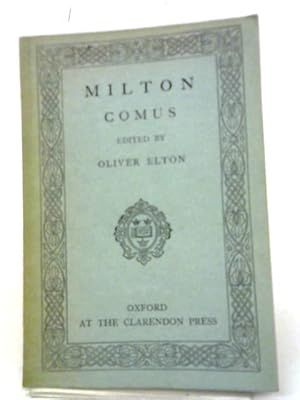 Seller image for Milton. Comus for sale by World of Rare Books