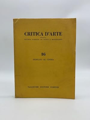 Critica d'arte nuova. Rivista diretta da Carlo L. Ragghianti, 16, dedicato al cinema