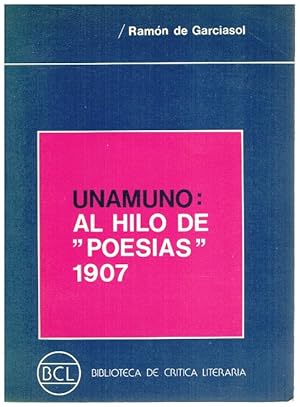 Immagine del venditore per Unamuno: al hilo de Poesas 1907 venduto da Librera Dilogo