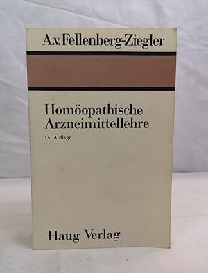 Imagen del vendedor de Homopathische Arzneimittellehre oder kurzgefasste Beschreibung der gebruchlichsten homopathischen Arzneimittel. a la venta por Antiquariat Bler