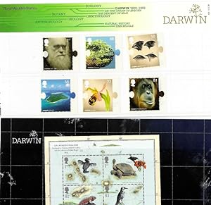 Royal Mail Mint Stamps Darwin Galapagos 2009