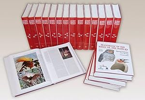 Bild des Verkufers fr Handbook of the Birds of the World. Vol. 1-16 [and] Special Volume (Complete set) zum Verkauf von PEMBERLEY NATURAL HISTORY BOOKS BA, ABA