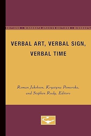 Seller image for Verbal Art, Verbal Sign, Verbal Time for sale by moluna