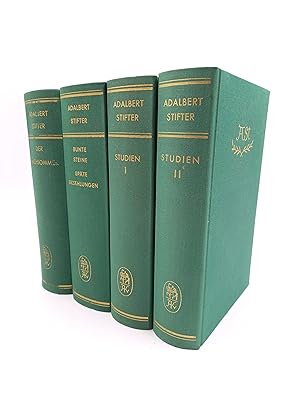 4 Bände der Werkausgabe: Studien I / Studien II / Der Nachsommer / Bunte Steine; Späte Erzählungen