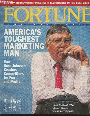 Bild des Verkufers fr Fortune international Vol 118 N2-July 18, 1988-Sommaire: The tough cookie at RJR Nabisco- Ross the boss speaks out- Recession? don't hold your breath- Who stands to gain most- Pushing corporate boards to be better- the 50 leading U.S. exporters- Great fo zum Verkauf von Le-Livre