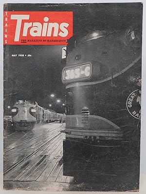 Bild des Verkufers fr Trains: The Magazine of Railroading May 1958 Volume 18 Number 7 zum Verkauf von Argyl Houser, Bookseller
