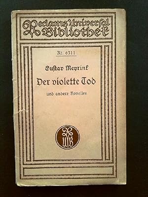 Der violette Tod und andere Novellen.