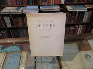 Seller image for Giovanni-Battista Piranesi.Essai du catalogue raisonn de son oeuvre. for sale by Librairie FAUGUET