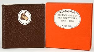 Bibliography of REM Miniatures, 1962-1978
