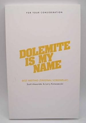 Image du vendeur pour Dolemite Is My Name mis en vente par Easy Chair Books