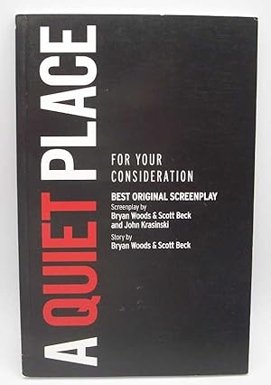 Imagen del vendedor de A Quiet Place: Screenplay a la venta por Easy Chair Books