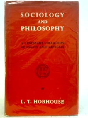 Seller image for Sociology and Philosophy: A Centenary Collection of Essays and Articles for sale by World of Rare Books