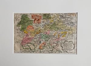 Landgraviatus Thuringae, Tabula Generalis / Thüringen. - (kolor. Kupferstich-Karte von G. C. Kili...