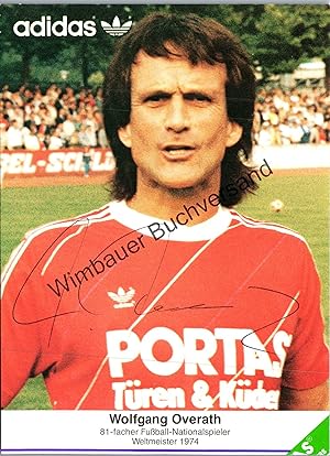 Wolfgang Overath Autogrammkarte 1 FC Köln Spieler 60er Jahre Original Signiert+2 