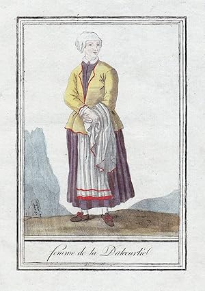 "Femme de la Dalecarlie" - Dalarna Sweden Sverige Schweden Tracht Trachten costume