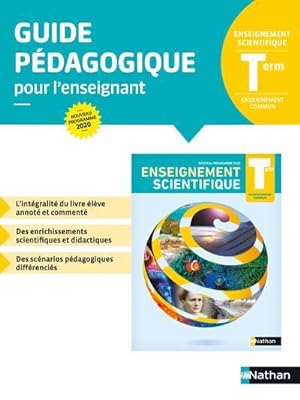 enseignement scientifique ; terminale ; guide pédagogique (édition 2020)