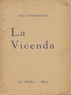 Imagen del vendedor de La vicenda : Poesie a la venta por Romanord