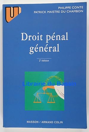 Seller image for Droit pnal gnral for sale by Librairie du Bassin