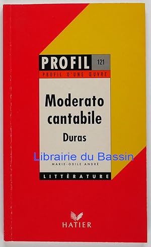 Bild des Verkufers fr Duras Moderato Cantabile zum Verkauf von Librairie du Bassin