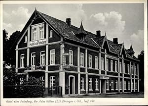 Bild des Verkufers fr Ansichtskarte / Postkarte Lningen Oldenburger Mnsterland, Hotel zum Palmberg - Inh. Peter Willen zum Verkauf von akpool GmbH