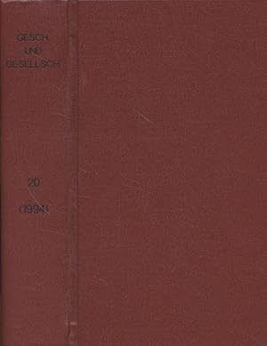 Geschichte und Gesellschaft: Zeitschrift für Historische Sozialwissenschaft. 20. Jahrgang.