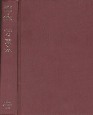 Seller image for Harvard Studies in Classical Philology. Vol. 96. for sale by Fundus-Online GbR Borkert Schwarz Zerfa