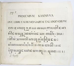 Alphabetum Barmanorum seu regni avensis. Editio altera emendatior.