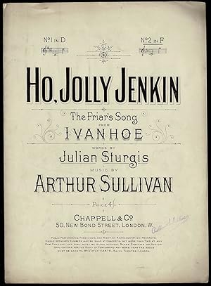 Imagen del vendedor de Ho, Jolly Jenkin: The Friar's Song from Ivanhoe a la venta por Lazy Letters Books