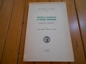 Bild des Verkufers fr Processos de intensificao no portugus contemporneo. (A entoao. Processos morfolgicos e sintcticos) zum Verkauf von Librera Camino Bulnes