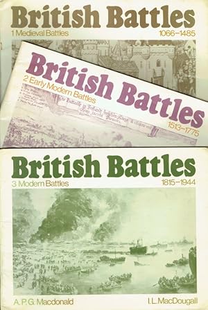 Seller image for BRITISH BATTLES (THREE VOLUME SET) for sale by Paul Meekins Military & History Books
