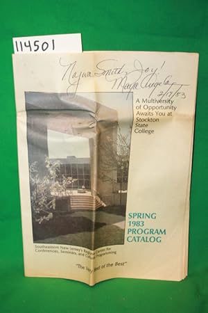 Image du vendeur pour Spring 1983 Program Catalog mis en vente par Princeton Antiques Bookshop