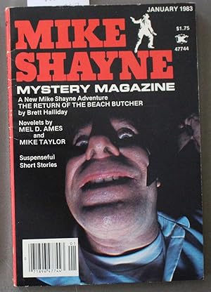 Seller image for Mike Shayne - Mystery Magazine (Pulp Digest Magazine); Vol. 47, No. 1 ;; January 1983 Published by Renown Publications Inc.; The Return of the Beach Butcher// The Happy New Year Murder //Terror Key for sale by Comic World