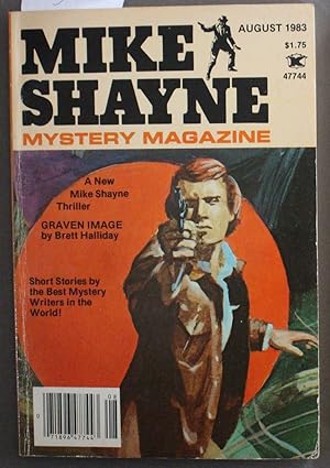 Seller image for Mike Shayne - Mystery Magazine (Pulp Digest Magazine); Vol. 47, No. 8 ; August 1983 Published by Renown Publications Inc - Graven Image by Brett Halliday; for sale by Comic World