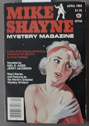 Bild des Verkufers fr Mike Shayne - Mystery Magazine (Pulp Digest Magazine); Vol. 47, No. 4 ; April 1983 Published by Renown Publications Inc.; Shadow of Death by Brett Halliday zum Verkauf von Comic World